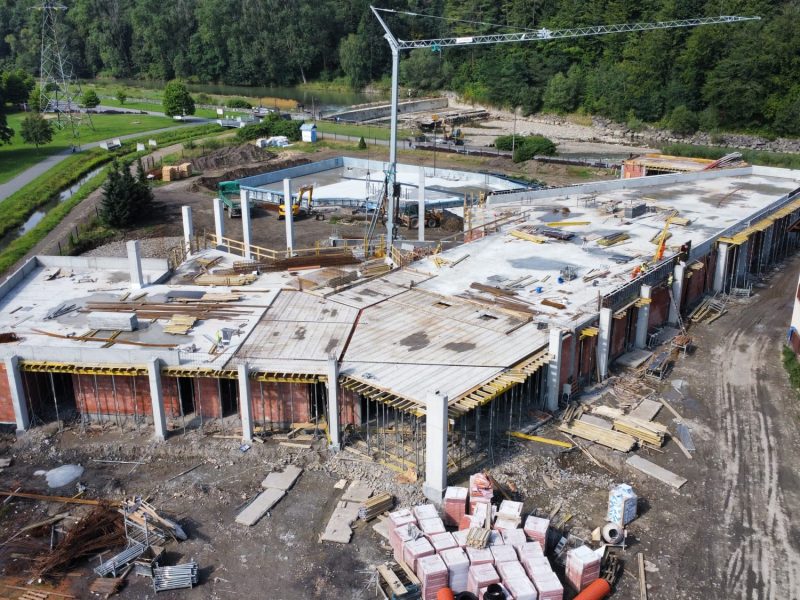 Zdjęcie z realizacji: Centrum sportu, rekreacji i wypoczynku w Węgierskiej Górce