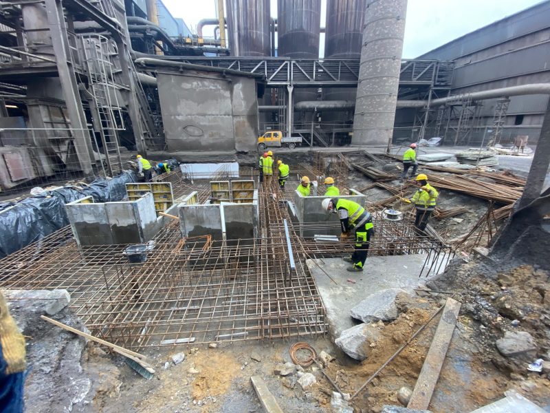 Zdjęcie z realizacji: Hala odlewni stopów, Huta Cynku i Miedzi Miasteczko Śląskie
