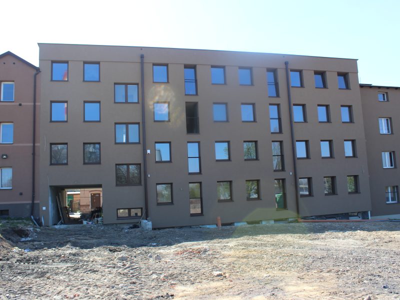 Zdjęcie z realizacji: Apartamentowiec w zabudowie plombowej z zabezpieczeniem sąsiedztwa