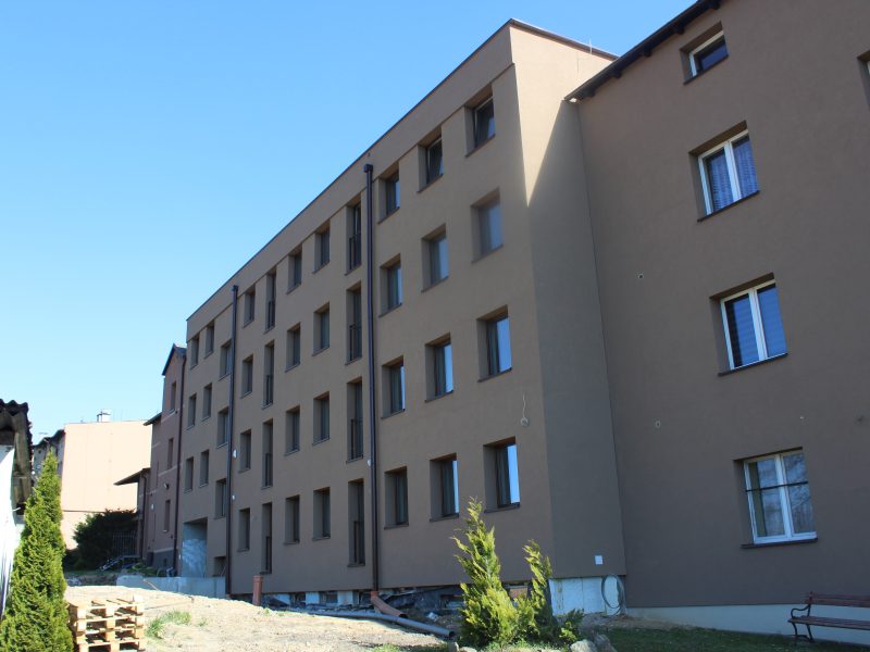 Zdjęcie z realizacji: Apartamentowiec w zabudowie plombowej z zabezpieczeniem sąsiedztwa