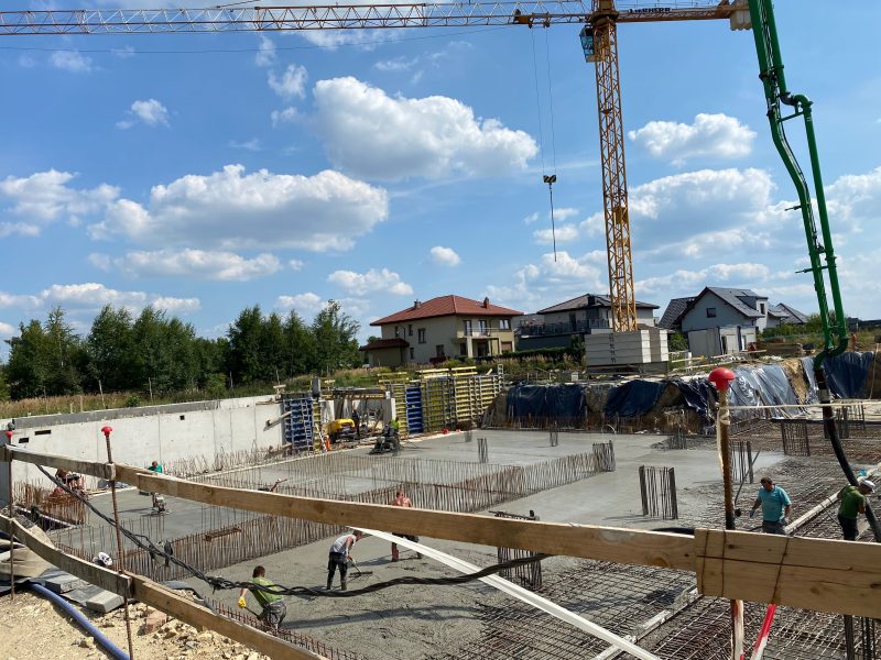Zdjęcie z realizacji: Żelbetowy zbiornik retencyjny, Zabrze ul. Olimpijska