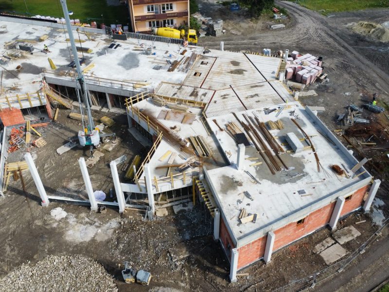 Zdjęcie z realizacji: Centrum sportu, rekreacji i wypoczynku w Węgierskiej Górce