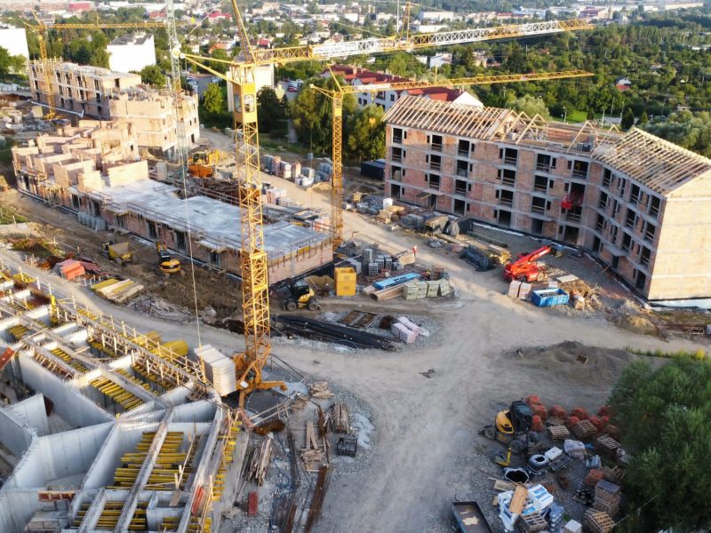 Zdjęcie z realizacji: Stan surowy budynków B2 i B3, Bielsko-Biała Wapienna
