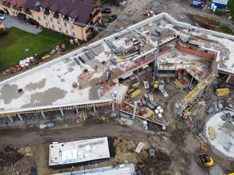 Zdjęcie z realizacji: Centrum sportu, rekreacji i wypoczynku w Węgierskiej Górce