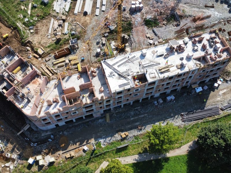 Zdjęcie z realizacji: Stan surowy budynków B2 i B3, Bielsko-Biała Wapienna