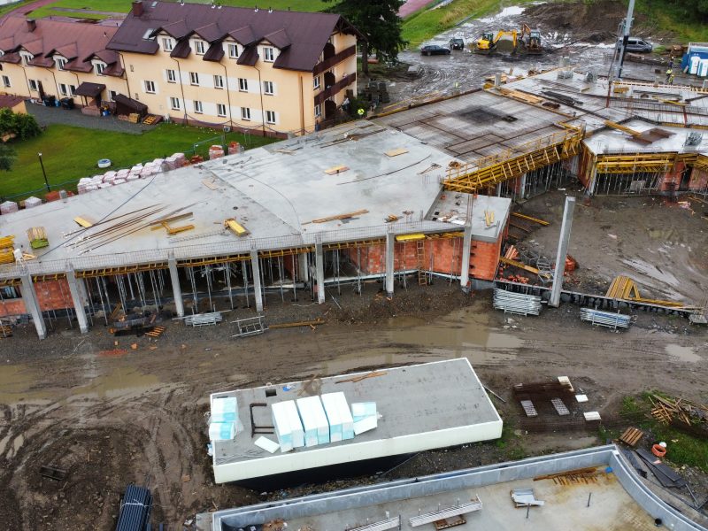 Zdjęcie z realizacji: Centrum sportu, rekreacji i wypoczynku w Węgierskiej Górce